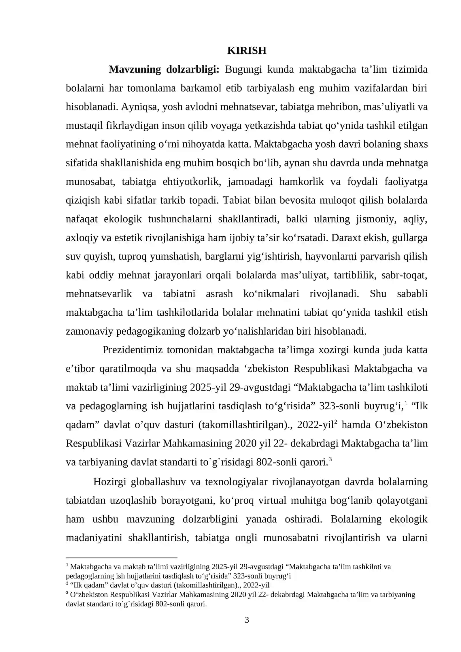 Bolalar mehnatini tabiat qo‘ynida tashkil etishning tarbiyaviy samaradorligi 3