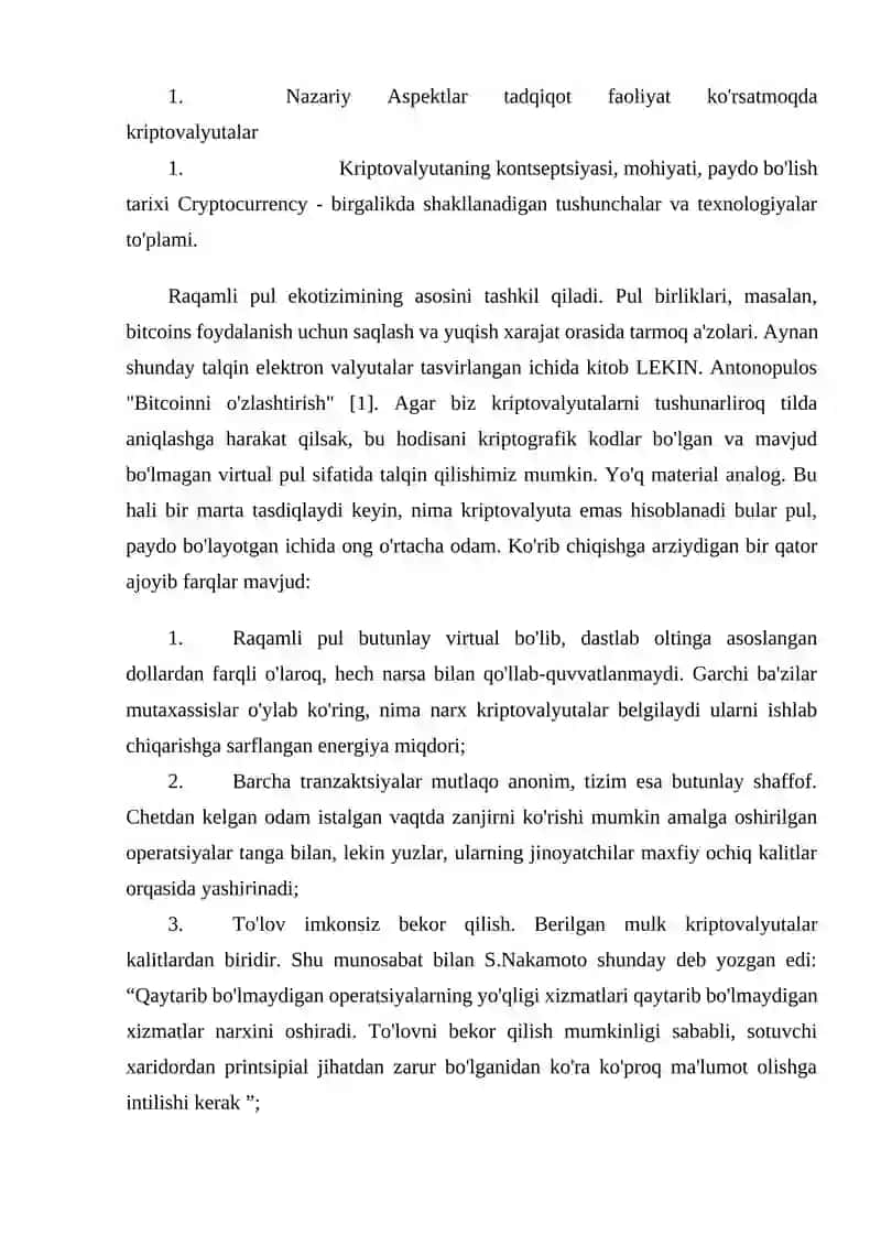 Kriptovalyutalar: tarixi va tasnifi 3