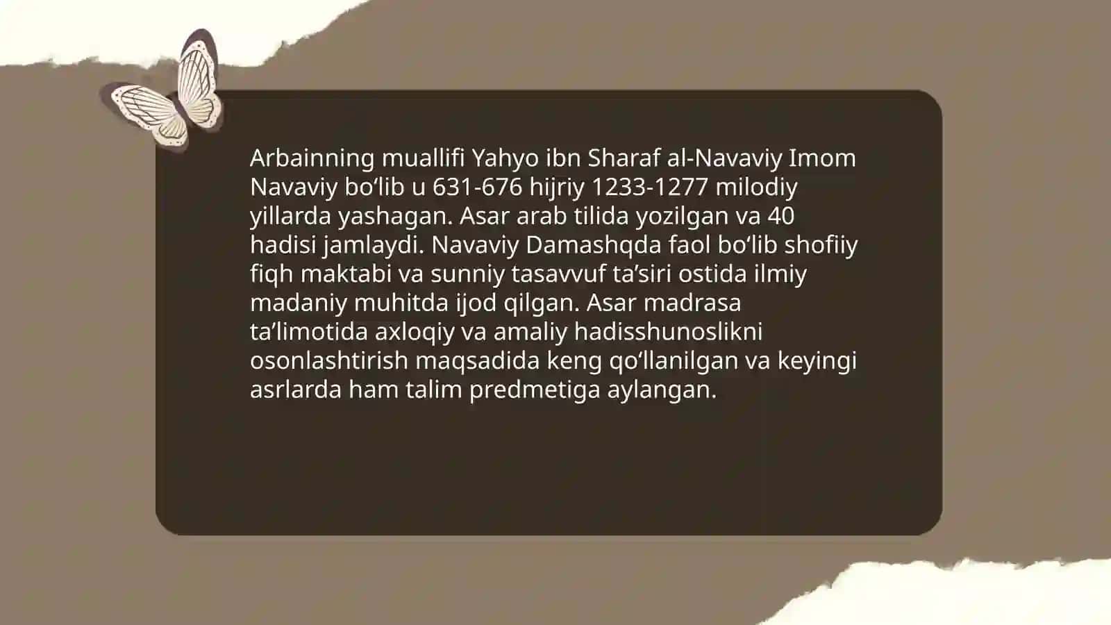 Arbain Asari Tahlili 3
