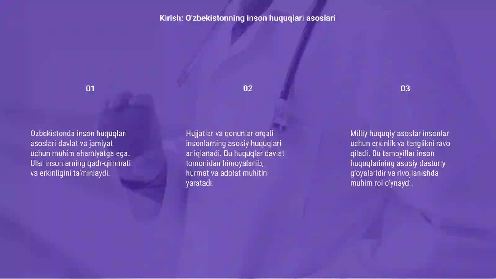 O'zbekistonda manaviy va xuquqiy asoslari ularning xuqiqiy hujjatdagi ifodasi 3