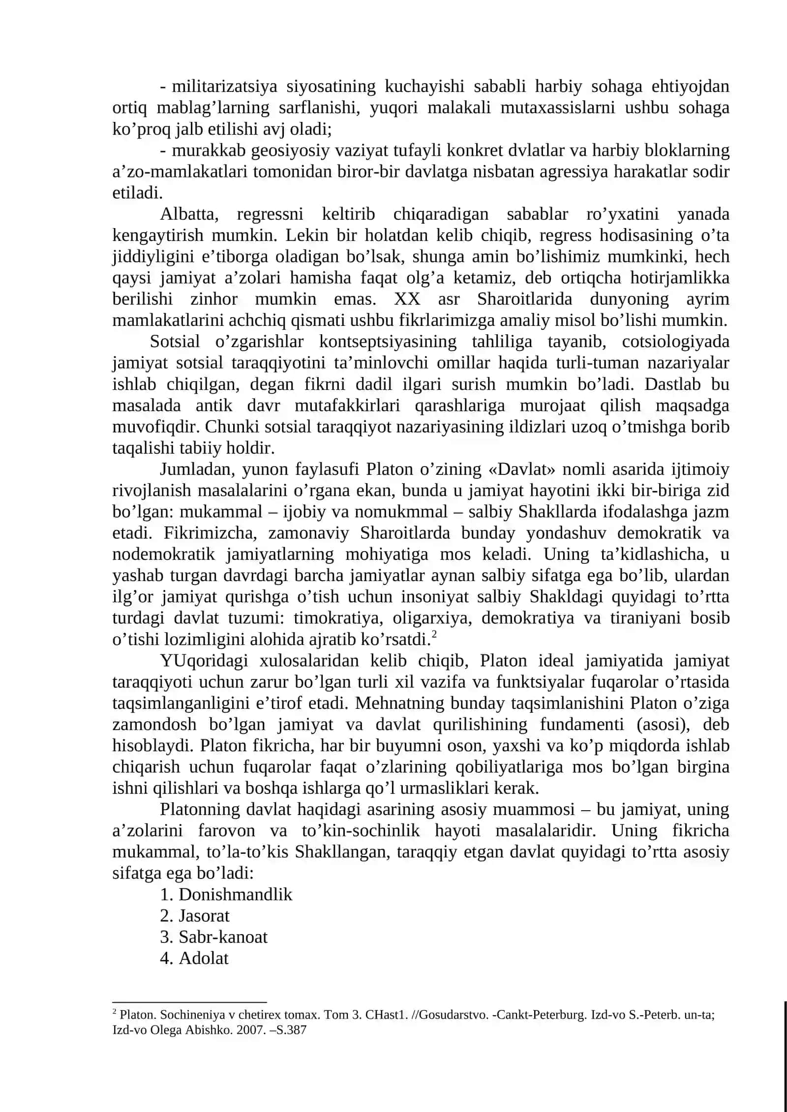 SOTSIAL O’ZGARISHLAR VA TARAQQIYOT 3