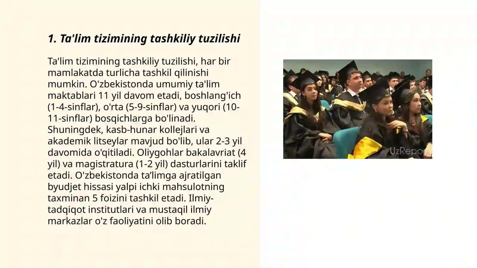 Angilya va Fransiya ta'lim tizimlari 3
