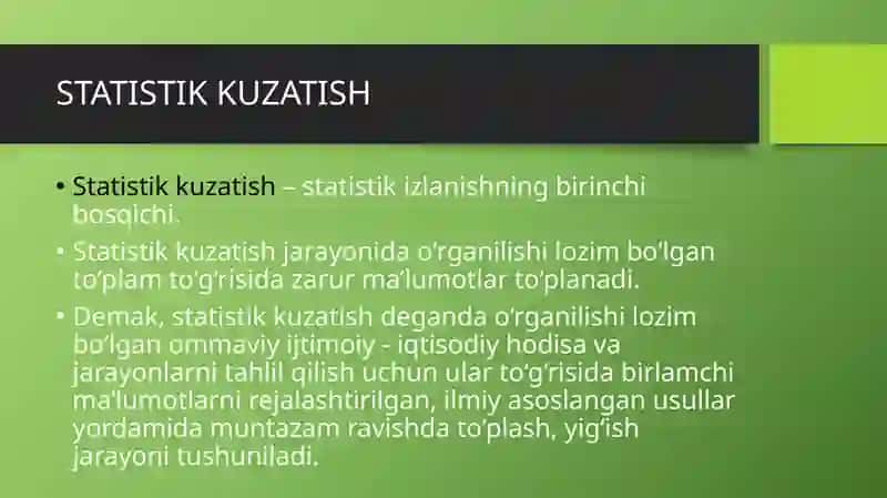 STATISTIK KUZATISH 3