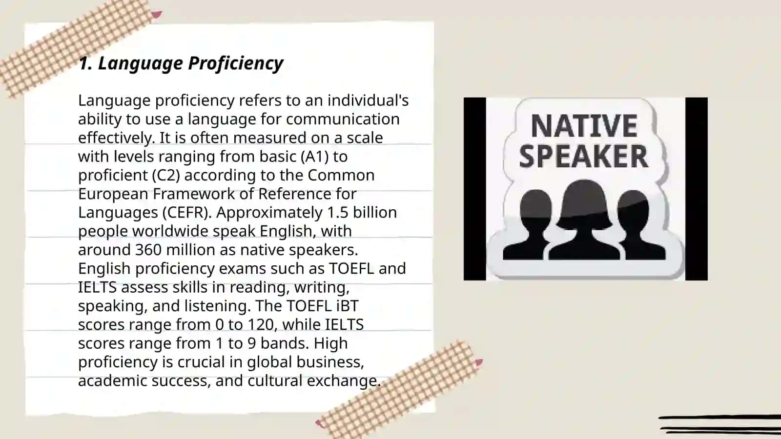 When the teacher is not a native speaker 3