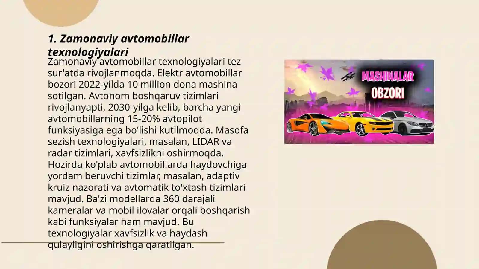 Eng zamonaviy mashinalar 3