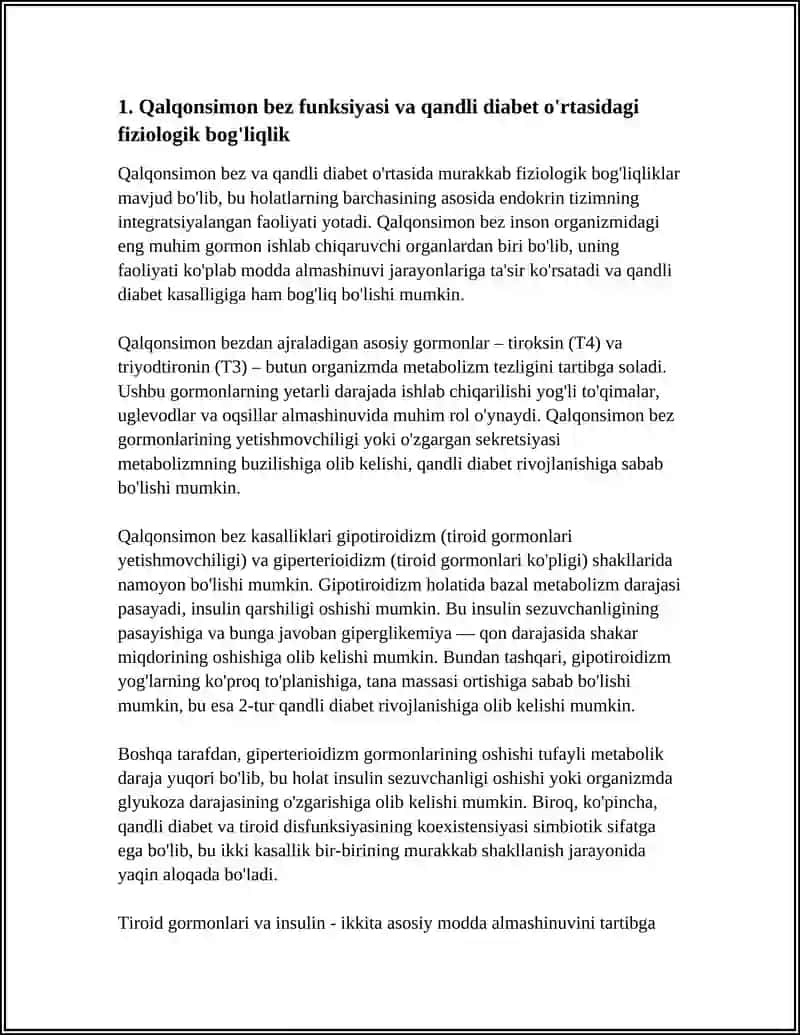 QALQONSIMON BEZ KASALLIKLARI VA QANTLI DIABET 3