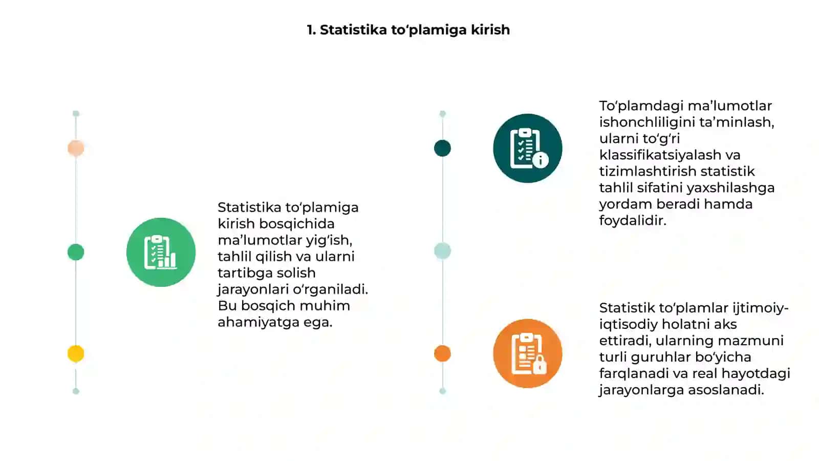 Statistika to‘plamining mazmuni va xususiyatlari 3