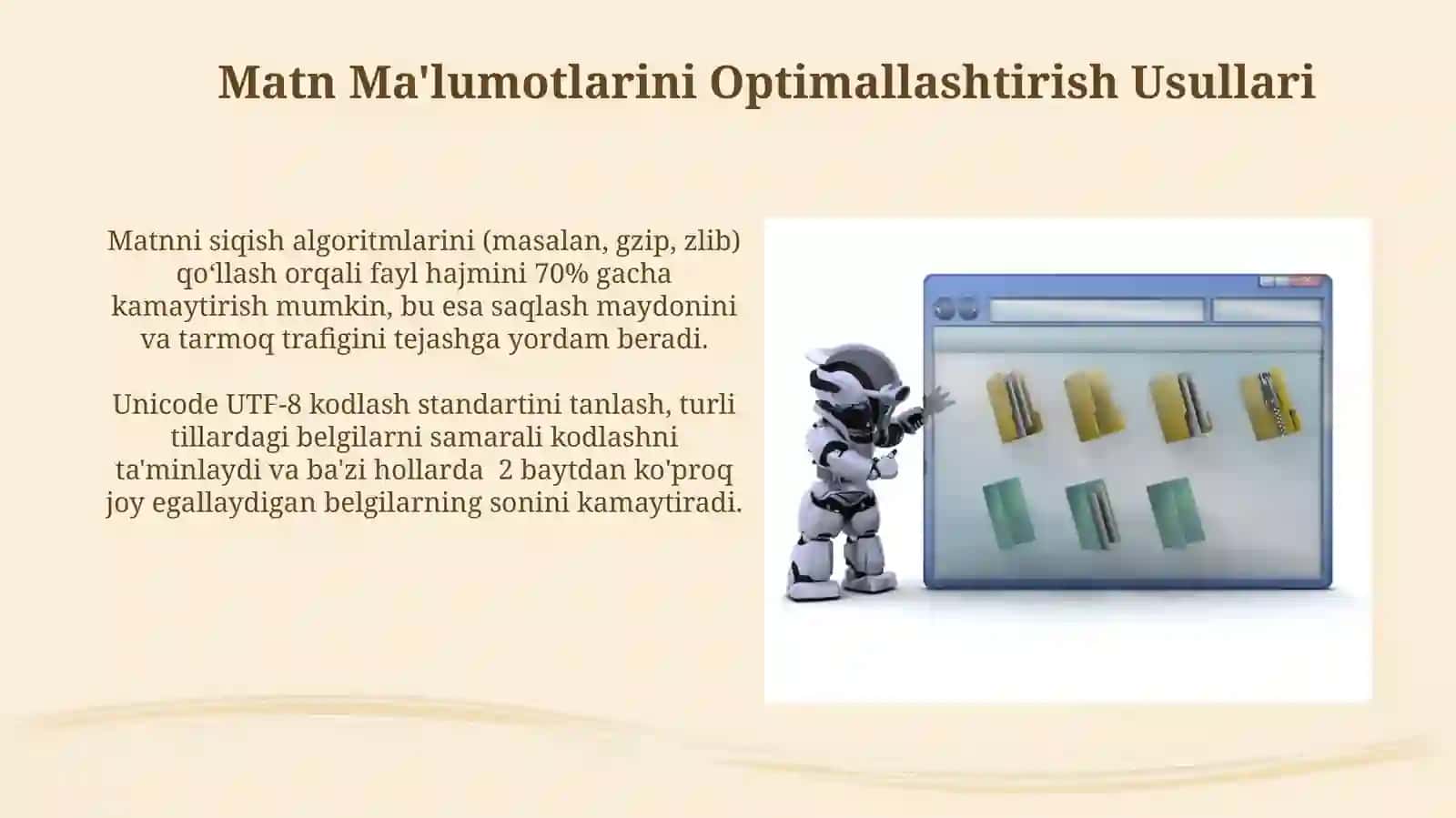Matnli axborotlarni kodlash va hajmini aniqlash 3