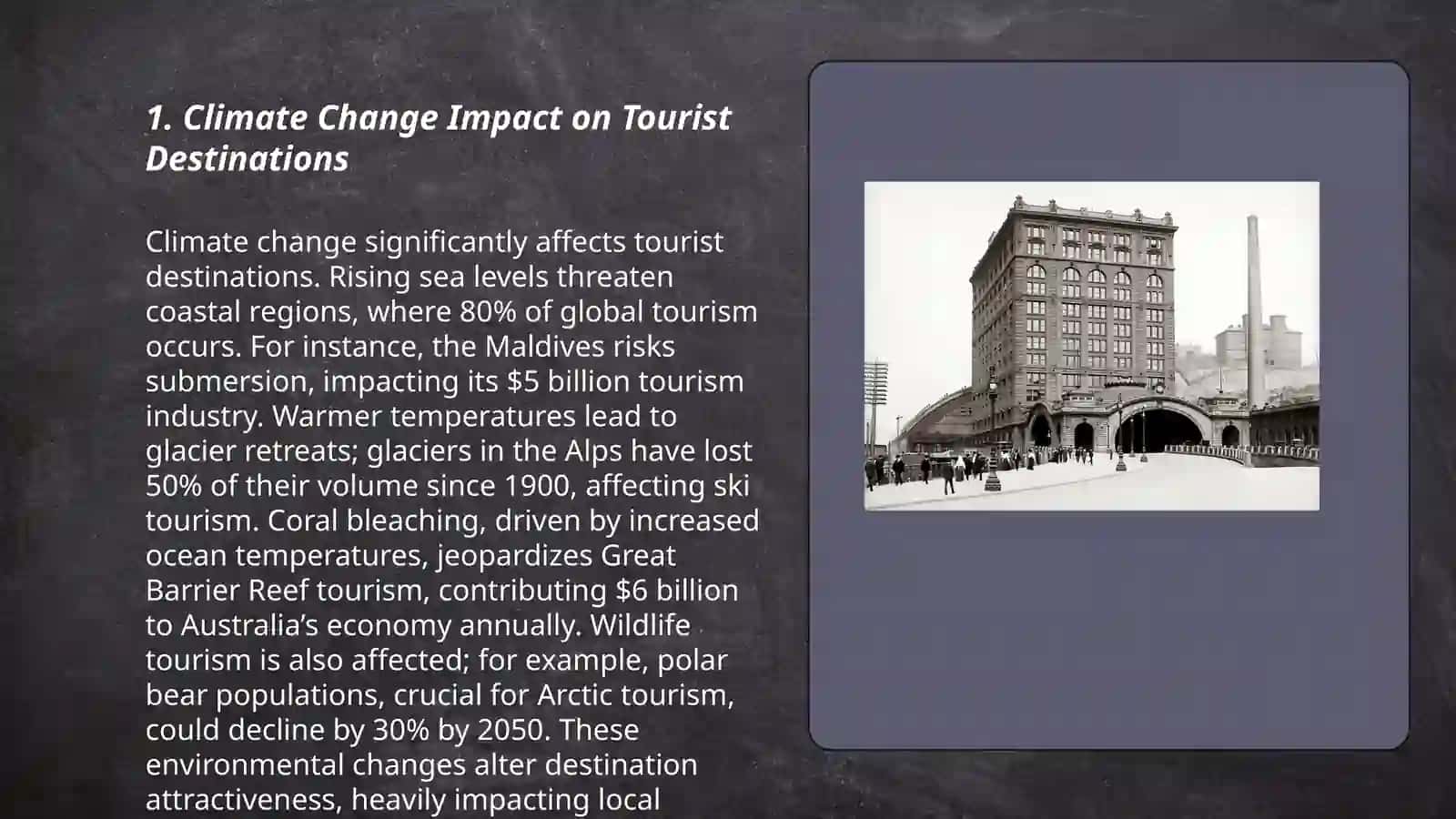 Plan: Climate Change Impact on Tourist Destinations 3