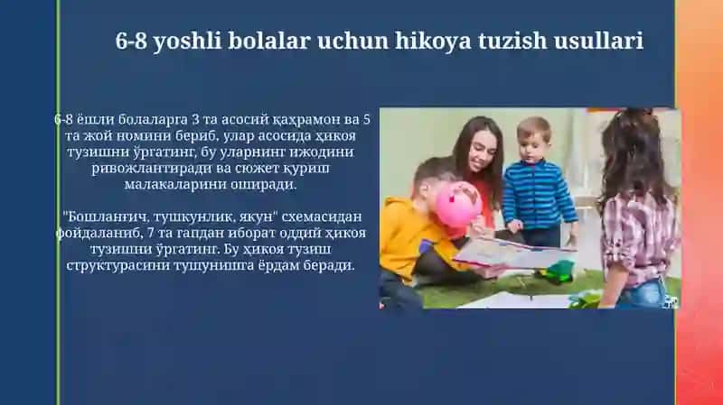 Hikoya tuzish usullari 3