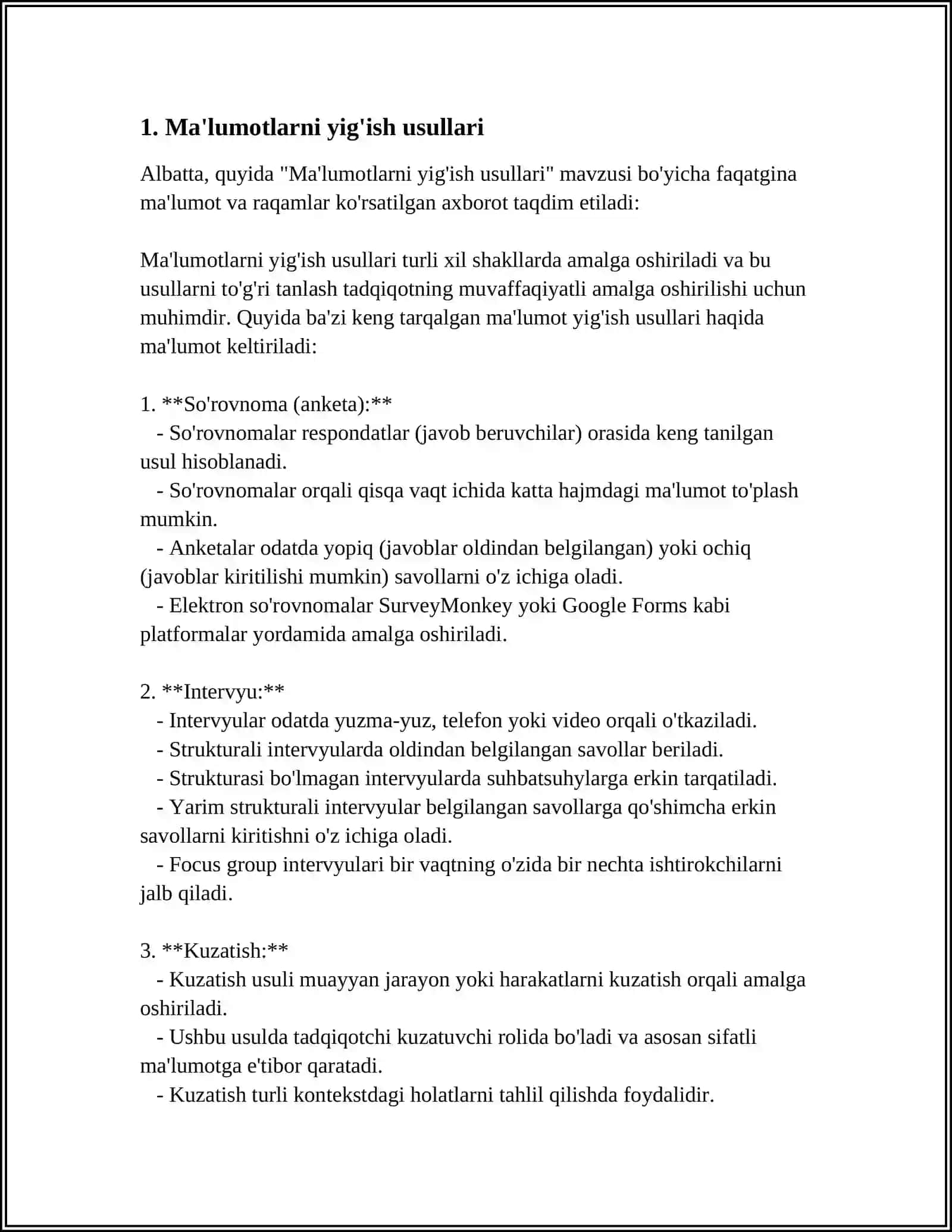 ILMIY TADQIQOTDA AXBOROT BILAN ISHLASH 3