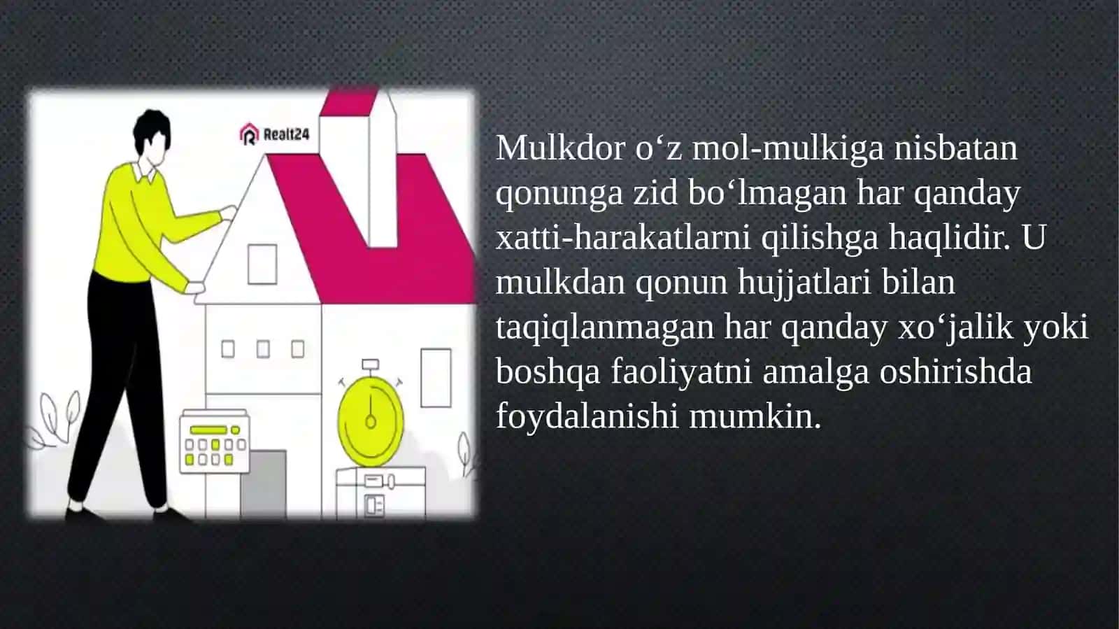MULK HUQUQINING KAFOLATI VA HIMOYA QILINISHI 3
