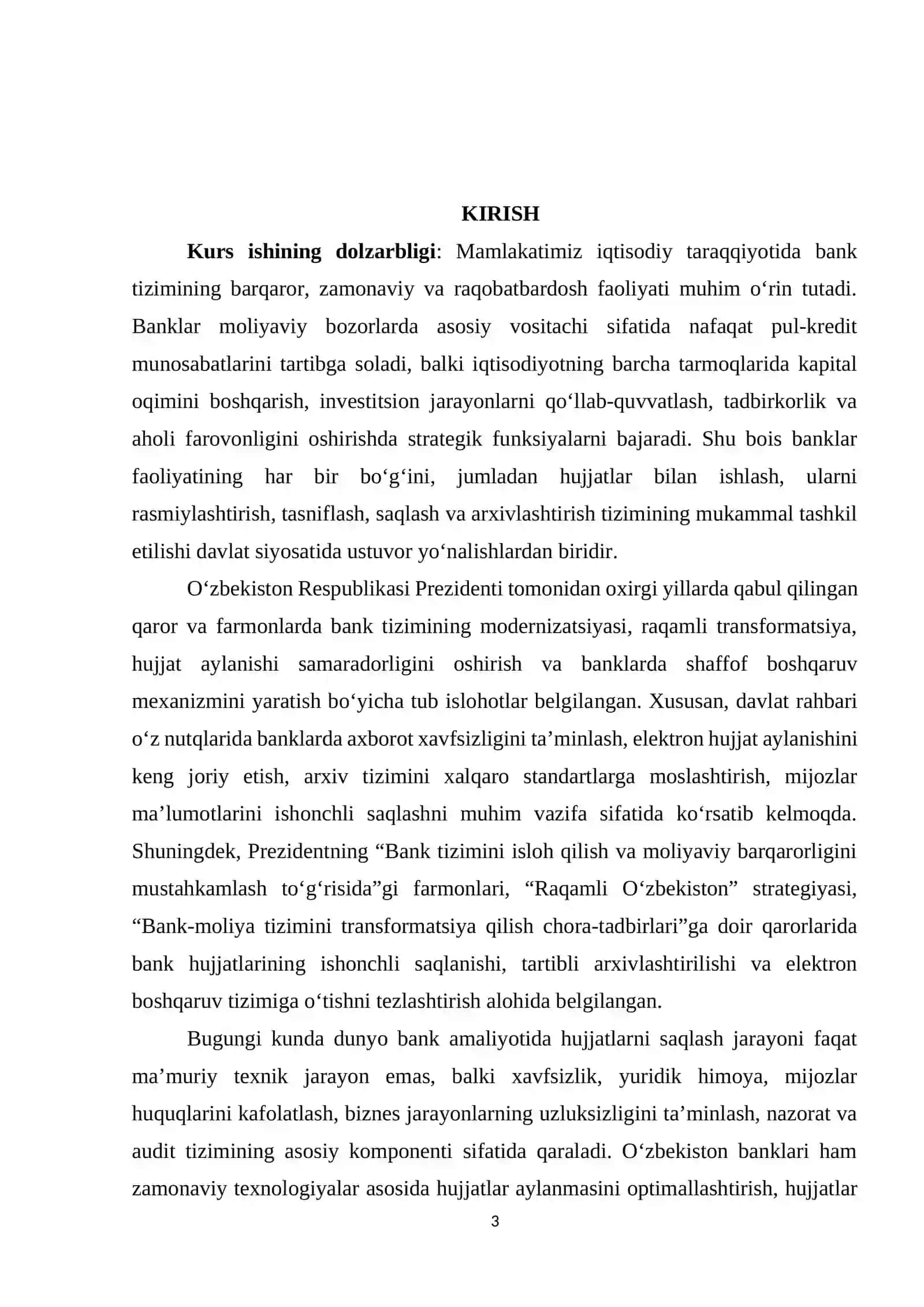 BANKLARDA XUJJATLARNI SAQLASH VA ARXIVLASH 3
