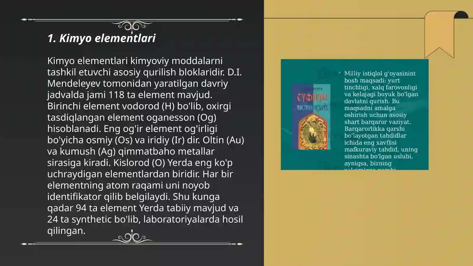 Kimyo elementlari 3