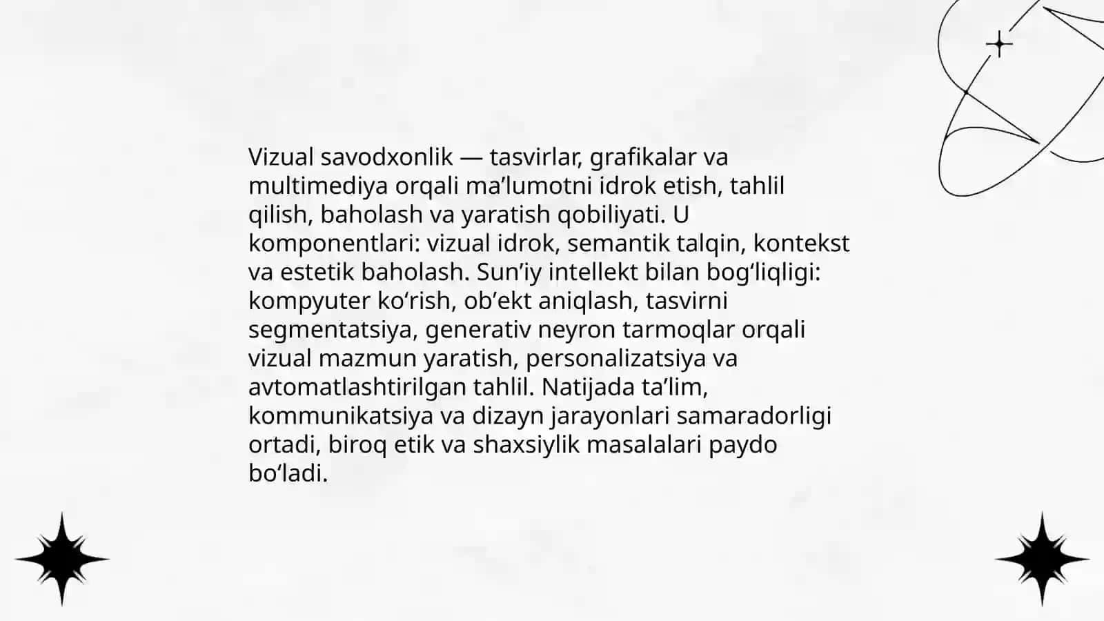 Vizual savodxonlik va suniy intelektning rivojlanishi 3