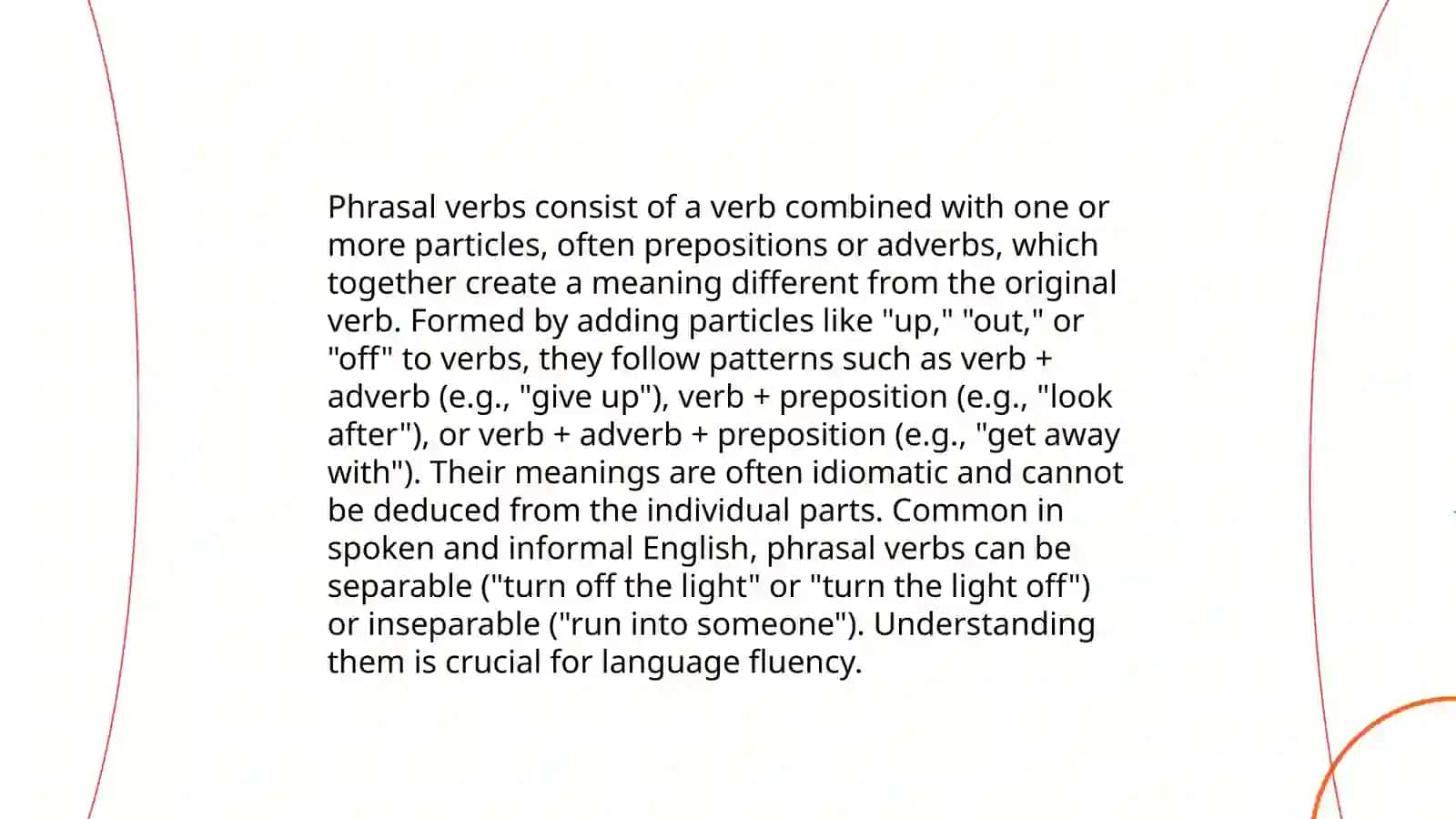 Phrasal verbs 3