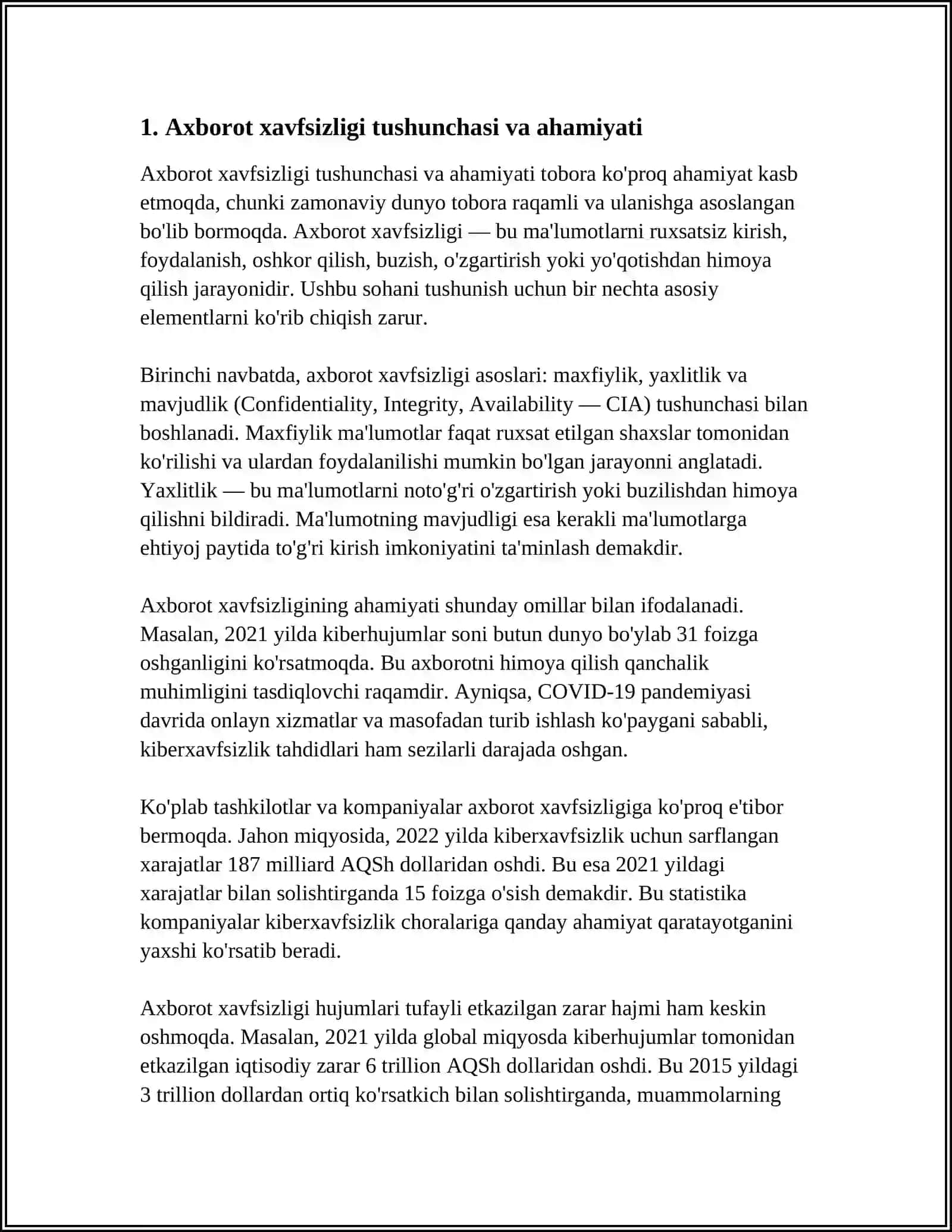O'QUVCHI YOSHLARGA AXBOROT XAVFSIZLIGI KO'NIKMALARINI SHAKLLANTIRISHNING IJTIMOIY PEDAGOGIK MOHIYAT 3