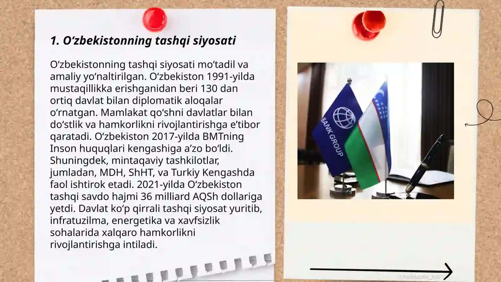 Oʻzbekistonning tashqi siyosati 3