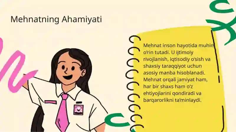 Mehnat - mehnatning tagi rohat. Oʻzbekistonning dorivor oʻsimliklari. 3