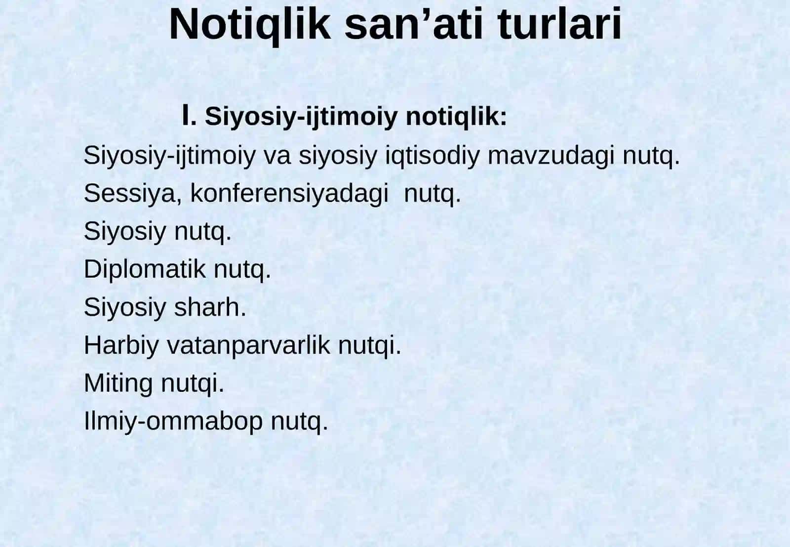 Notiqlik San'ati Tushunchasi 3
