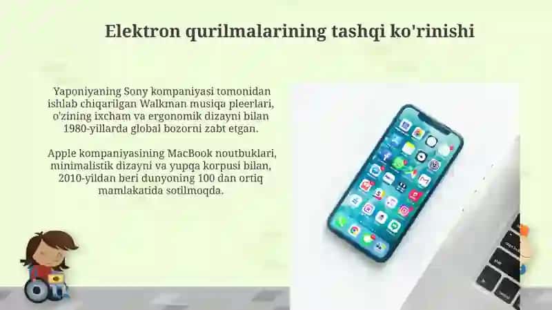 Elektron qurilmalarning tashqi ko'rinishi 3