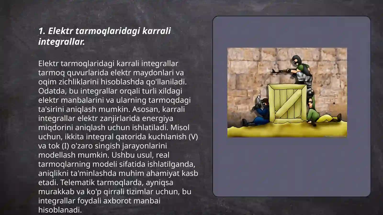 Karrali integrallarni injenerlik sohasidagi tatbiqlari 3