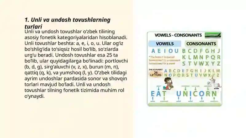 Unli va undosh tovushlarni oʻrganishda orfografik mashqlarni tashkil etish 3
