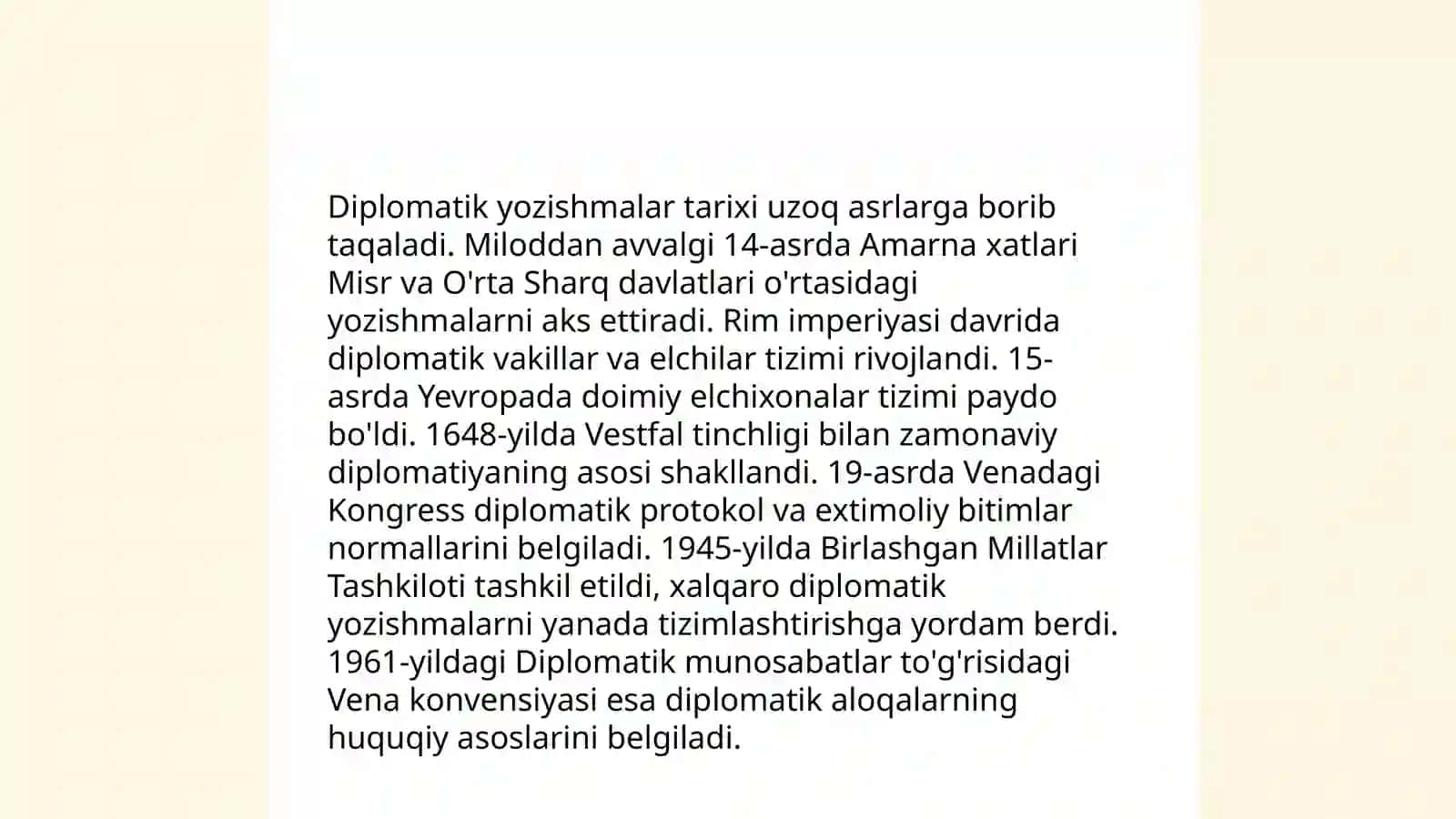 Diplomatik va tijorat yozishmalari mavzusida taqdimot tayyorlash 3