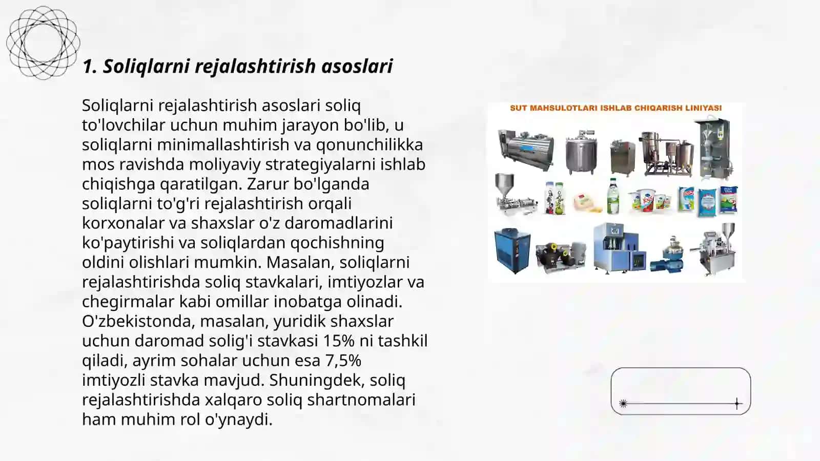 Soliqlarni rejalashtirish tartibi 3