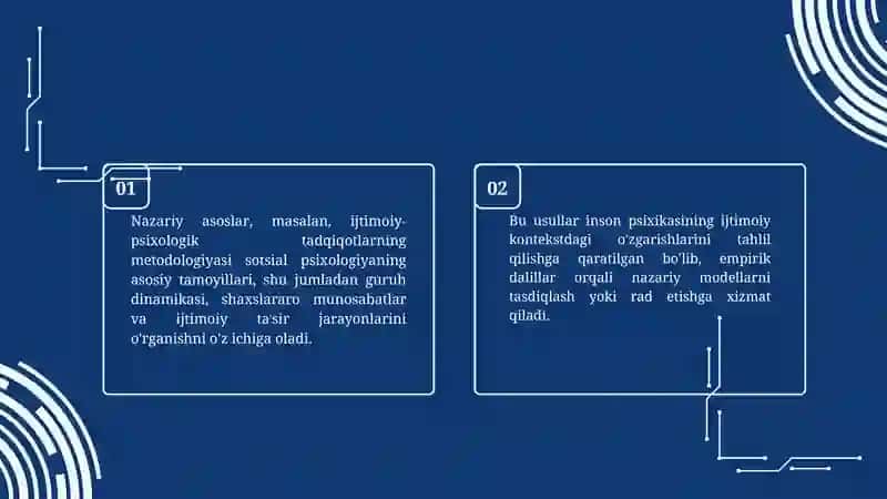 Ijtimoiy psixologik tadqiqod usullari satriometriya kuzatish guruh muhokamasi psixologik usullar. 3