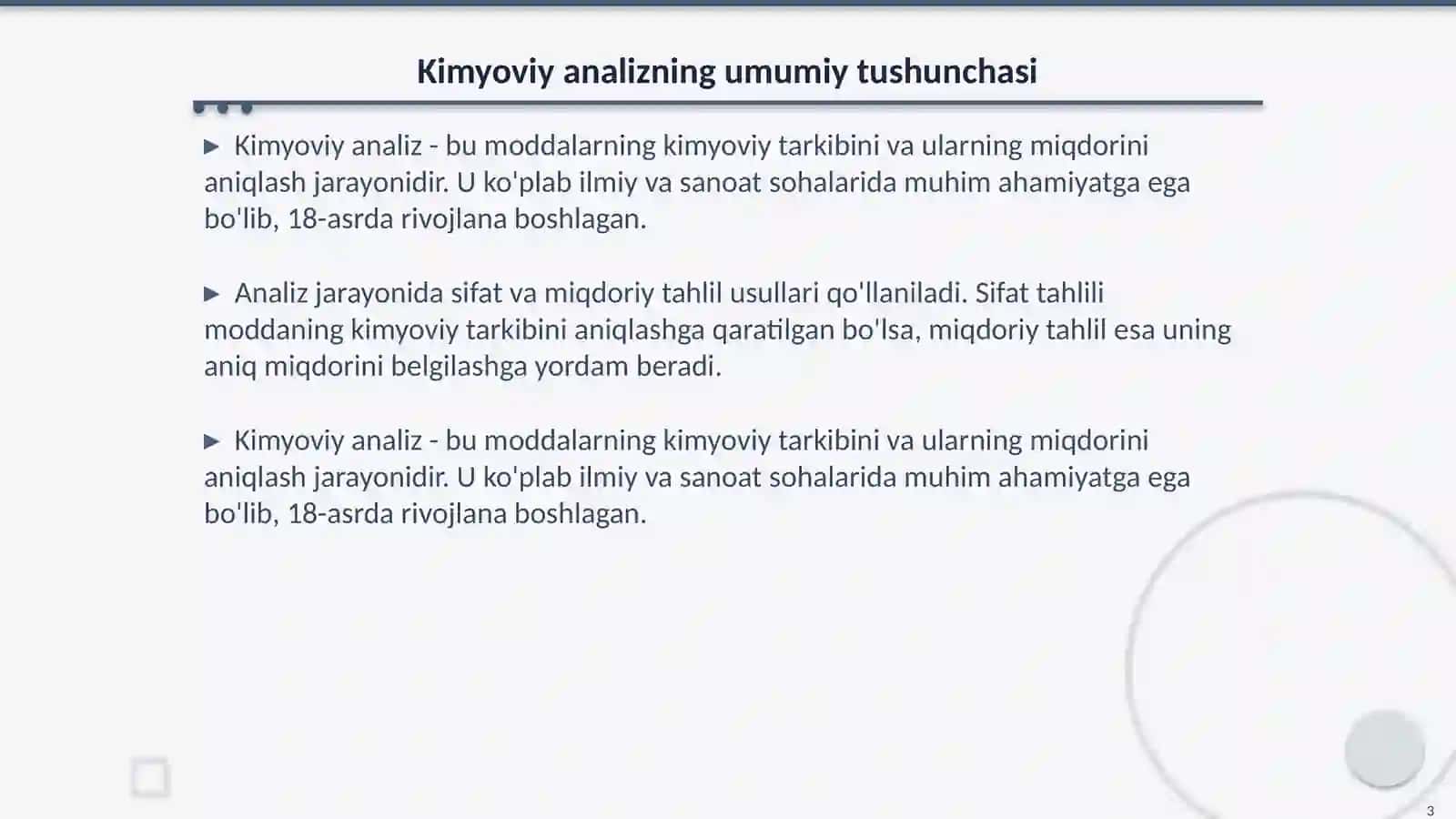 Analizni kimyoviy usullari 3