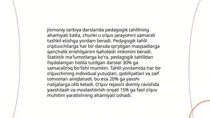 Jismoniy Tarbiya Darslarida Pedagogik Tahlil O'tkazish Uslubiyoti 3