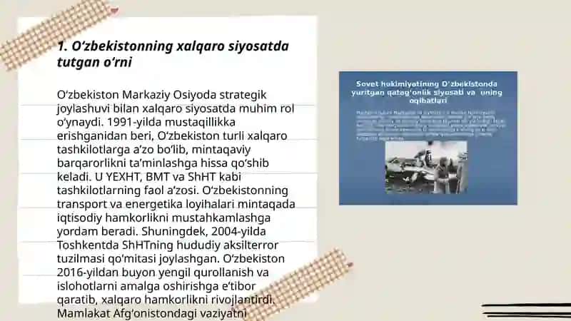Oʻzbekiston va jahon hamjamiyati 3
