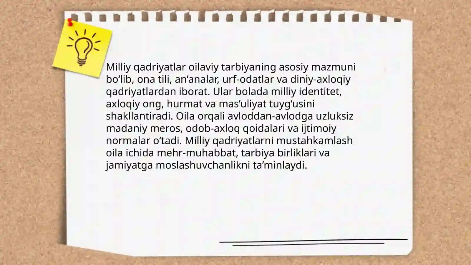 Milliy qadriyatlar asosida oilaviy tarbiya 3