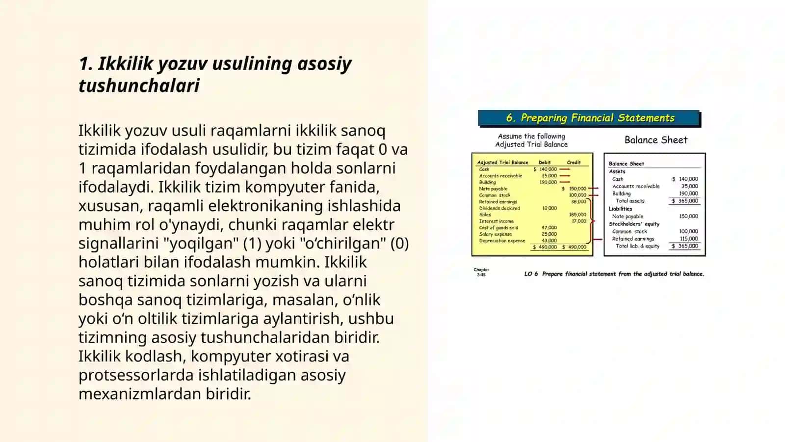Ikkilik yozuv usuli va hisob registrlari 3