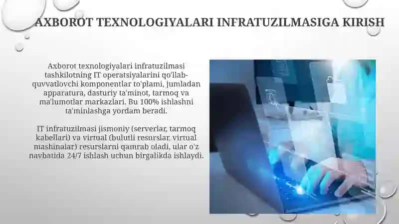 Axborot texnologiyalarining infratuzilmasi 3