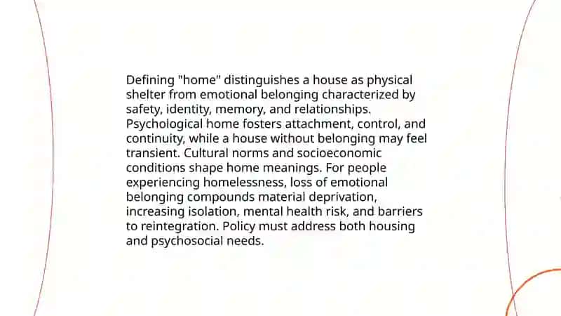 Defining Meaning of Home 3