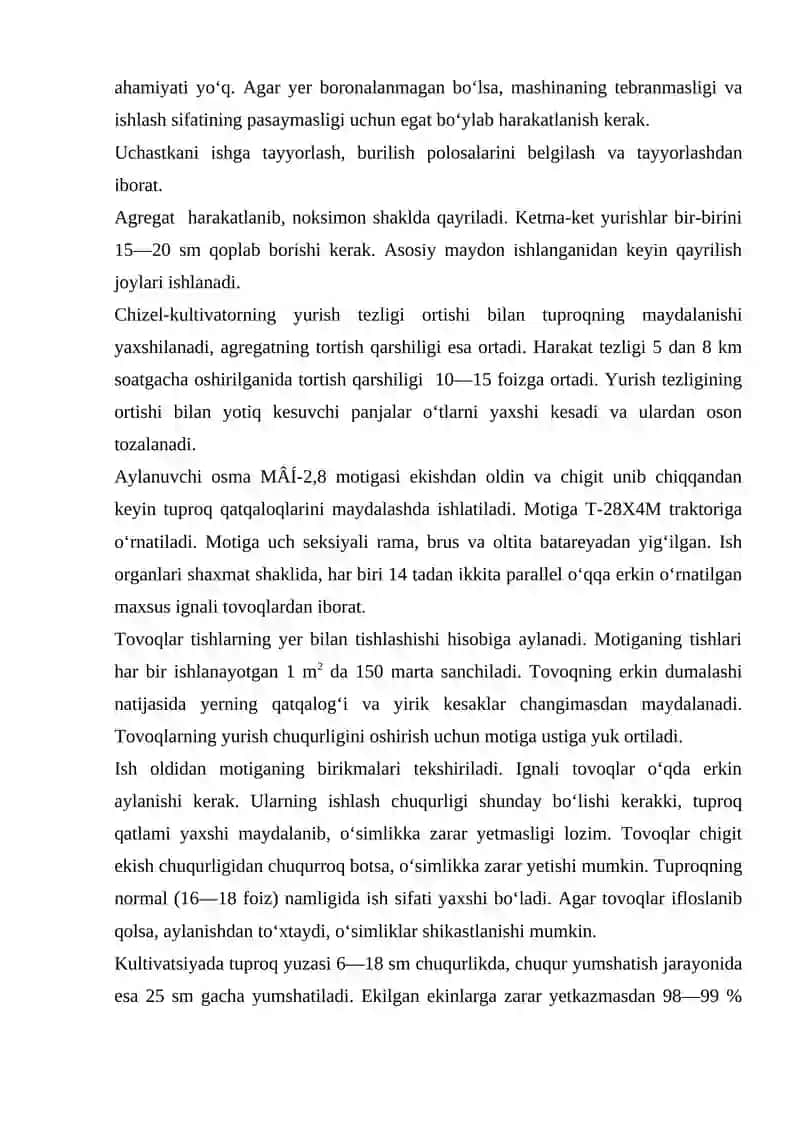 Qator oraliqqa ishlov beruvchi kultivator-oziqlantirgichlar 3