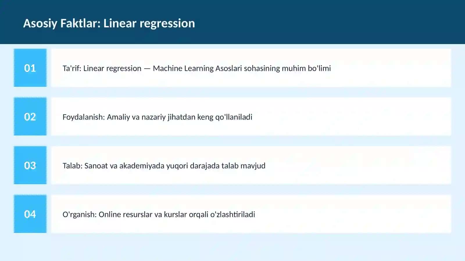 AI | MACHINE LEARNING ASOSLARI 3