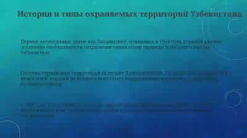 Охраняемые территории Узбекистана 3