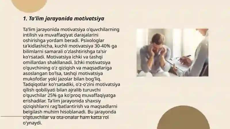 Ta'lim jarayonining psixologik omillari 3