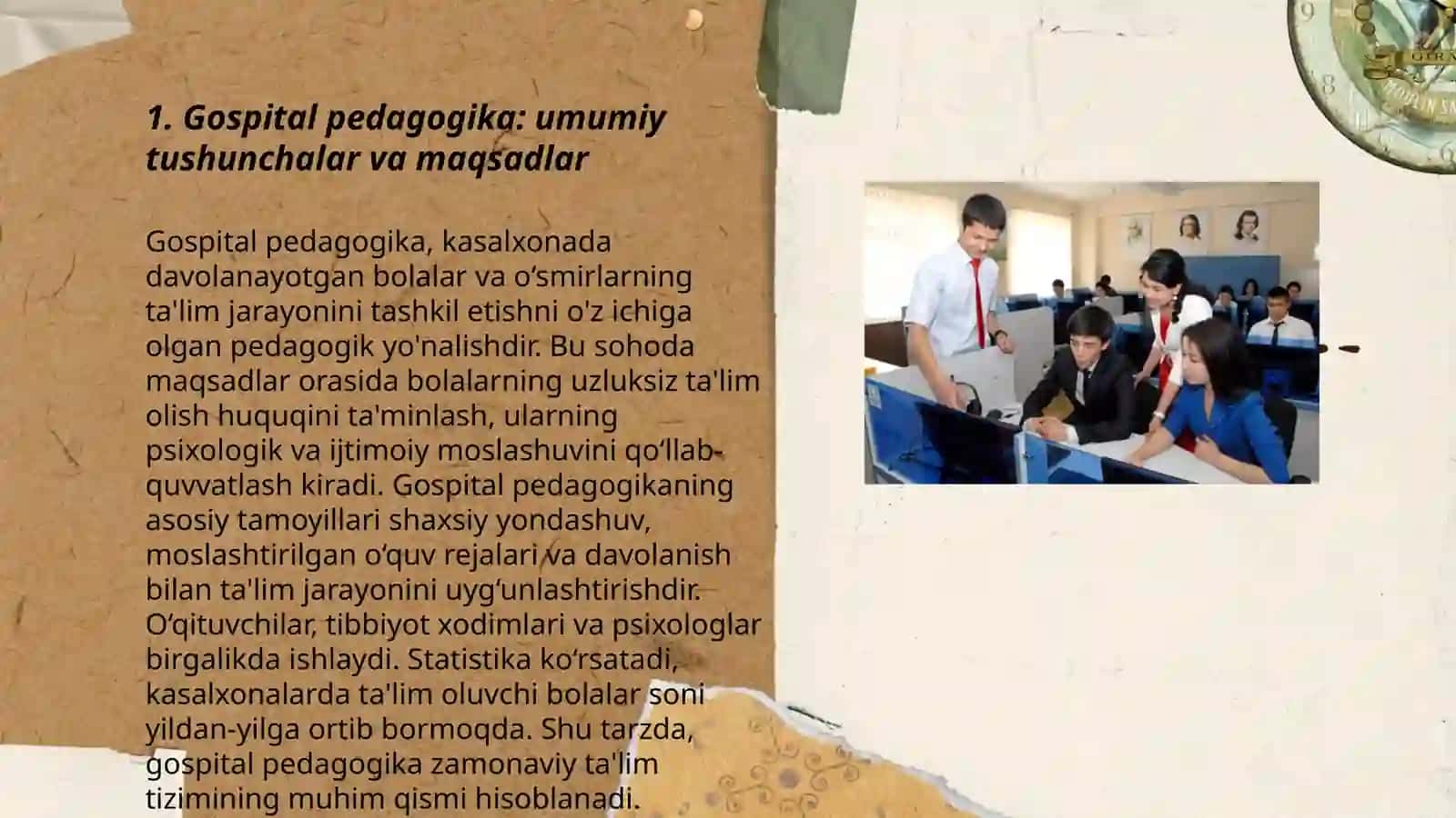 Gospital pedagogika: umumiy tushunchalar va maqsadlar 3