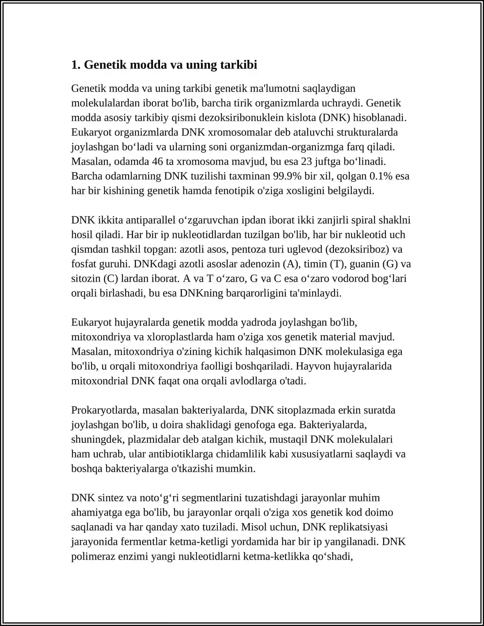 IRSIYATNING MOLEKULAR ASOSLARI 3