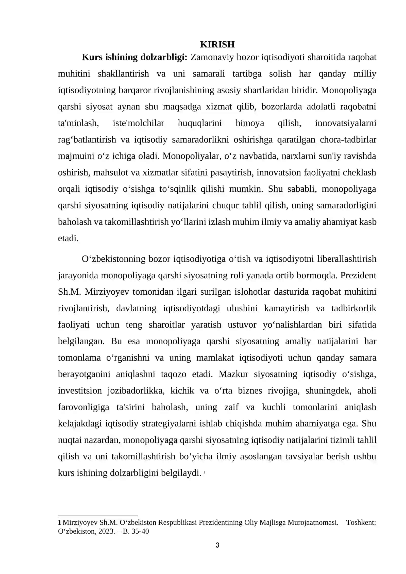 MONOPOLIYAGA QARSHI SIYOSATNI AMALGA OSHIRISH MEXANIZMLARI VA VOSITALARI 3