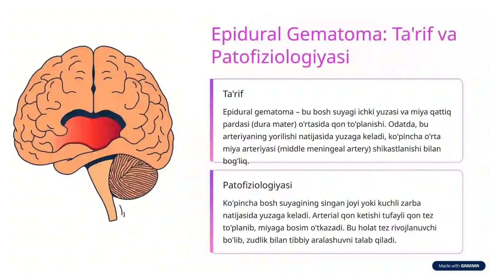 Epidural va Subdural Gematomalar: Solishtirma Tahlil 3