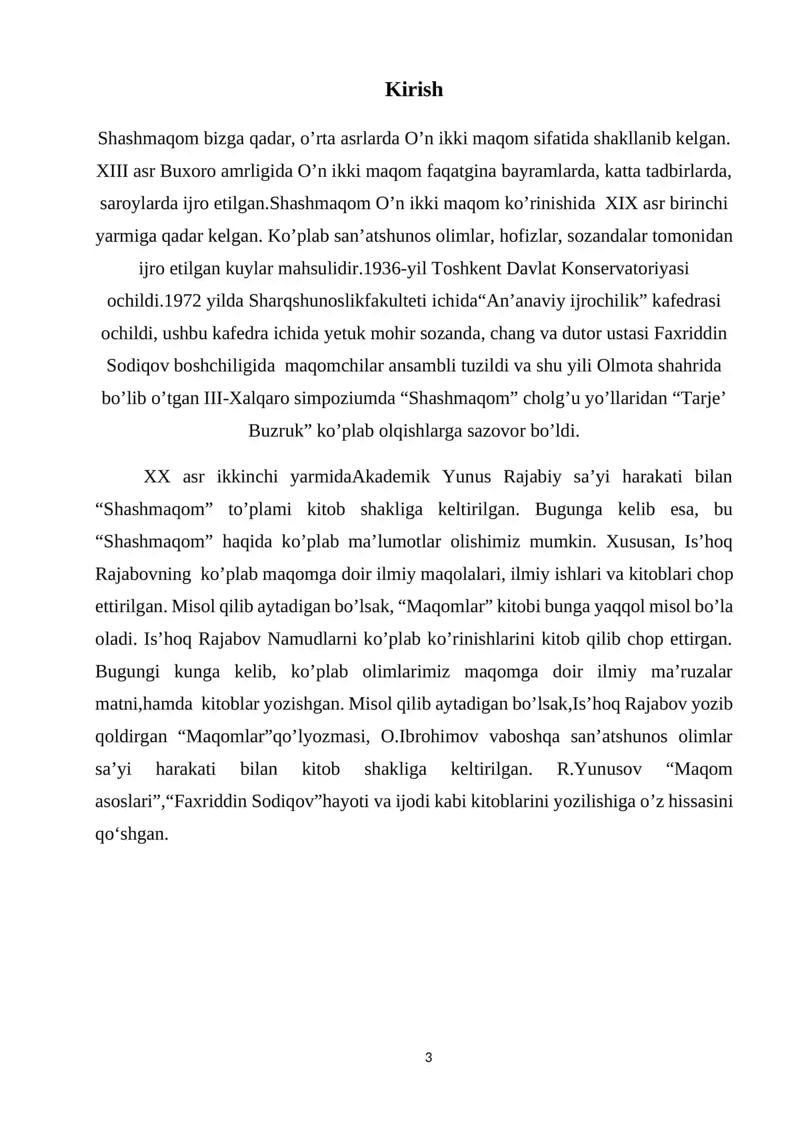 Internet tarmoqlarida Shashmaqomga oid ma’lumotlarning sharhi 3