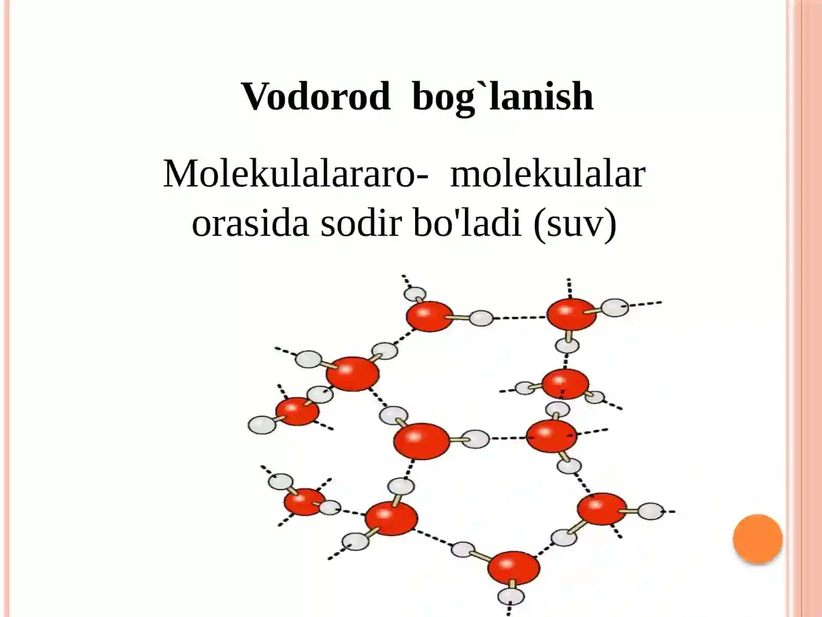 Vodorod bog‘lanish energiyasi 3
