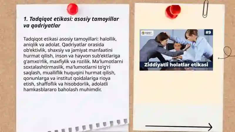 Tadqiqot etikasi va akademik halollik. Plagiat tushunchasi 3