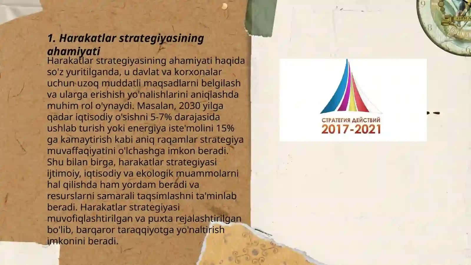 Harakatlar strategiyasidan taraqqiyot strategiyasi sari 3
