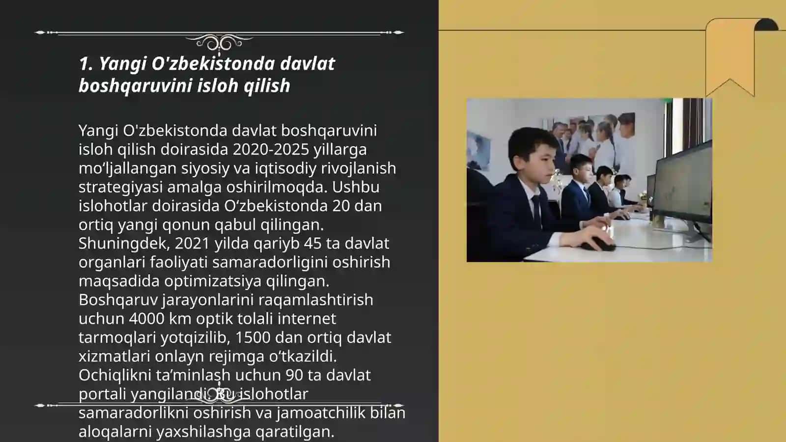 Yangi O'zbekistonda Prezident rahbarligi Sh.M.Mirziyoyev 3